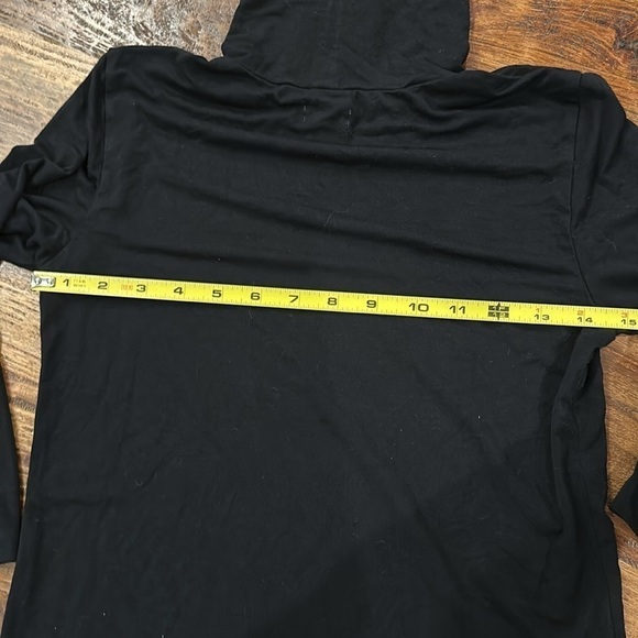 L'Agence Aja 3/4 sleeve Black Turtleneck Top in Black SzPSmall - Picture 10 of 11